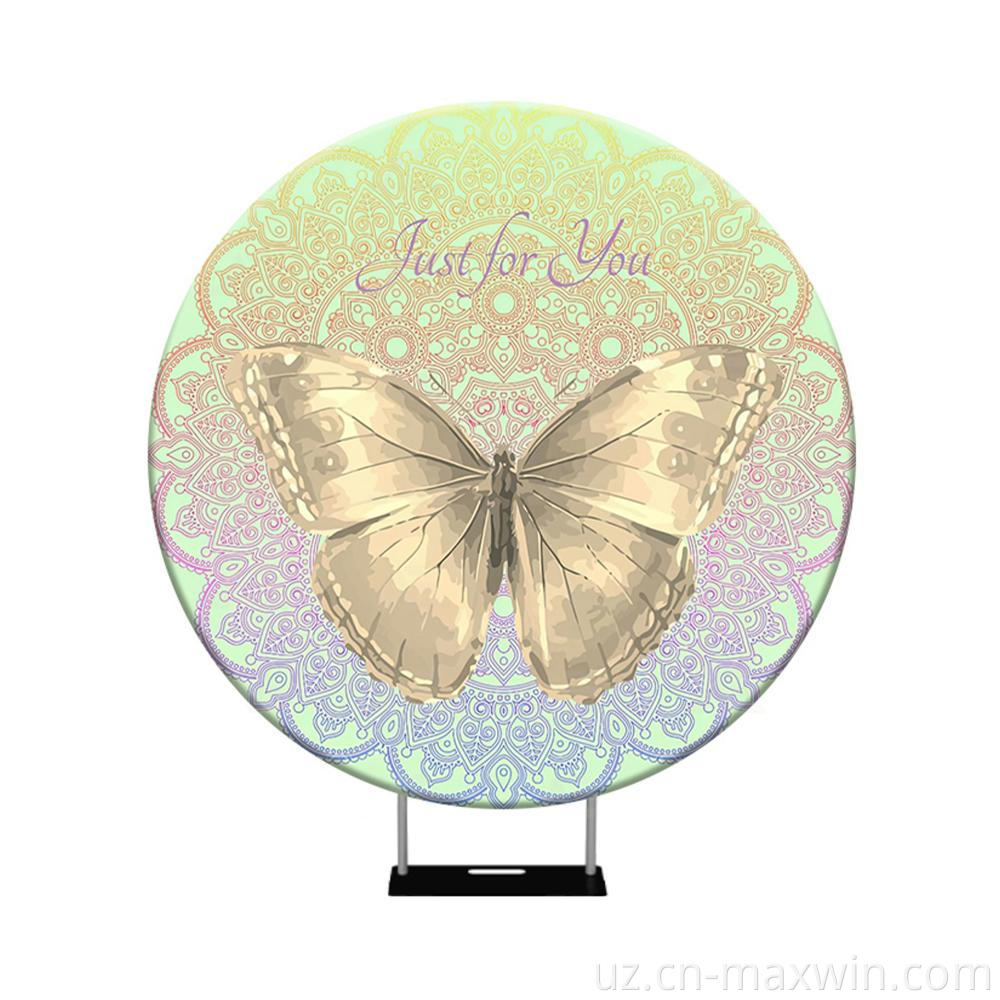 Tungi fon ramkalar Round Background Frames